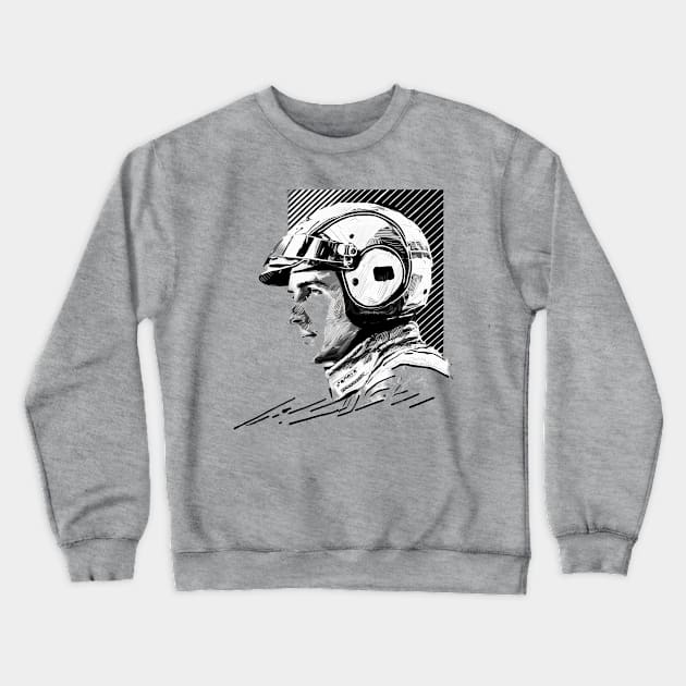 Racing Driver Art Crewneck Sweatshirt by CPT T's